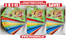 Load image into Gallery viewer, NEW! SPECIAL OFFER 3 X Complete Set "My Synaxarion – A Saint for Every Day – A Book for Every Month + Lenten Ocean, Paschal River!"
