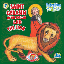 Load image into Gallery viewer, 7 Paterikon for Kids - St. Gerasim and the Lion
