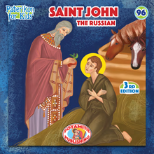 Load image into Gallery viewer, 96 Paterikon for Kids - Saint John the Russian