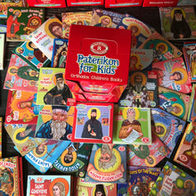 Load image into Gallery viewer, Special Package! We celebrate 15 years of "Paterikon for Kids" - All 119 books in one impressive set – plus display!
