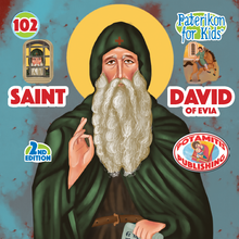 Load image into Gallery viewer, 102 Paterikon for Kids - Saint David of Euboia