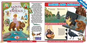 New Edition—of our beautiful Hardcover Book: "Saints and Animals"—Our latest and largest Hardcover Book!