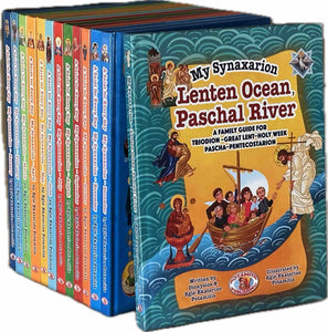 NEW! SPECIAL OFFER 3 X Complete Set "My Synaxarion – A Saint for Every Day – A Book for Every Month + Lenten Ocean, Paschal River!"