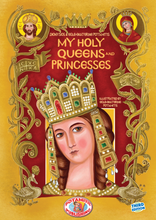 Load image into Gallery viewer, &quot;Orthodox Value Package&quot; - &quot;My Holy Queens and Princesses&quot; &amp; &quot;My Warrior Saints - Plus 2 Coloring Books, 2 posters and 36 stickers&quot; - 15% Discount