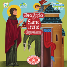 Load image into Gallery viewer, 97 Paterikon for Kids - Three apples for Saint Irene Chrysovalantou